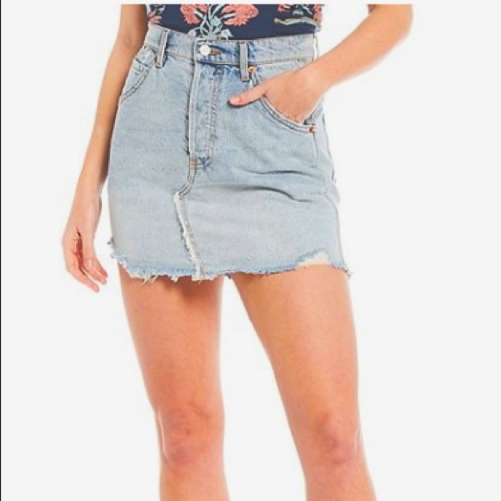 Free People Denim Skirt